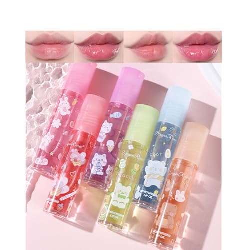 6-Piece Roll-On Lip Gloss Set, Fruit Flavored