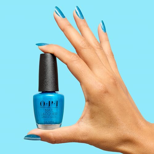 OPI Sky Blue's the Limit Turquoise Shimmer Nail Polish
