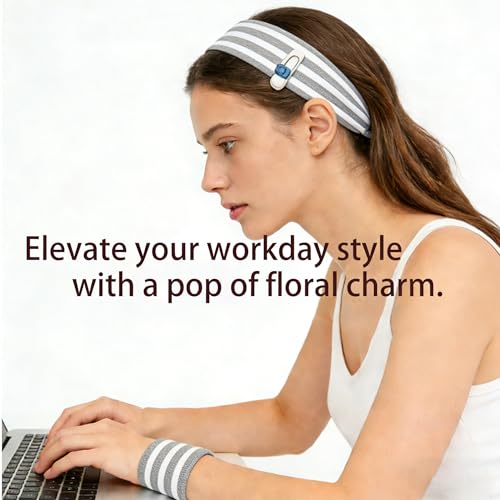 Vivid Color Soft Cloth Headbands for Women - 8 Pack, Trendy & Comfortable