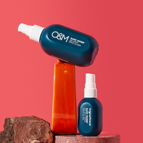 O&M Surf Bomb Sea Salt Texture Spray 1.7 Fl Oz Beach Wave Styling Mist