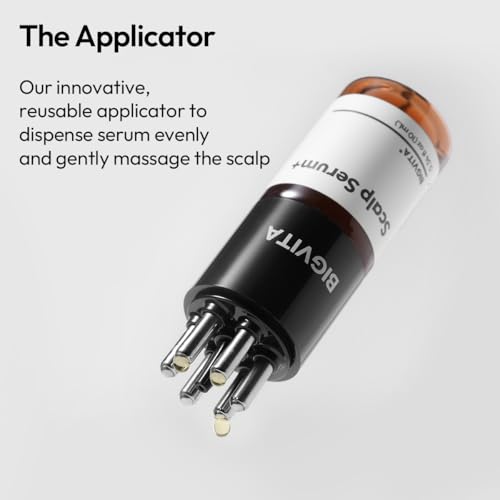 BIGVITA Scalp Serum+ with patented Massaging Applicator, AnaGain™,