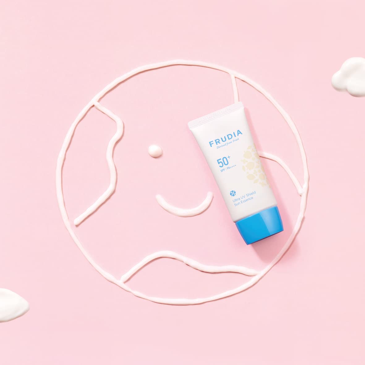 WELCOS FRUDIA Sun Block Day Cream Essence SPF | Organic Hydrating Face Cream Vegan Face Moisturizer for Dry Skin | Sun Screens Lotion Day Moisturizer Women Korean Skin Care 1.76 fl oz