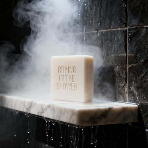 Crying in the Shower¡± Funny Gag Soap ? Eucalyptus Spearmint Bar | Joke Gift for Stress, Breakups & White Elephant