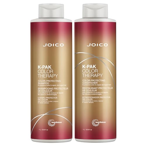 Joico K-PAK Color Therapy Shampoo & Conditioner Set 33.8 Oz for Color-Treated Hair