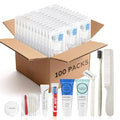 Disposable Travel Toiletry Kit Set - 100 Count Hygiene Essentials