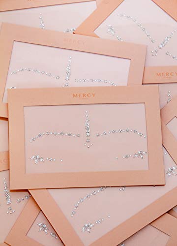 Silver Crystal Bindis - Face Jewels Sticker Pack