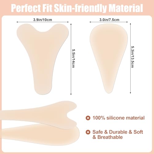 Seamless Camel Toe Concealer, Reusable Silicone in Skin Tone & Transparent