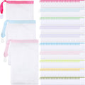 Sunnyray 400 Pcs Mesh Soap Bags 10 Colors with Drawstring
