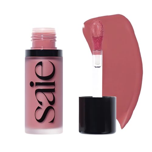 Saie Radiant Glow Duo - Dew Liquid Blush (Chilly, .40 oz) + Glowy Super Gel (Starglow, 1 oz) - Hydrating Cream Blush & Illuminating Primer for a Luminous, Natural Finish