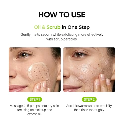 Pore Relief Scrub Cleansing Oil with Cactox & LHA