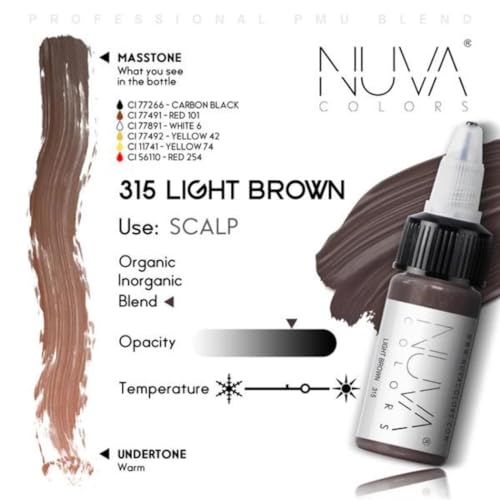 Nuva Scalp Micro-Pigmentation Ink Light Brown - SMP Pigment