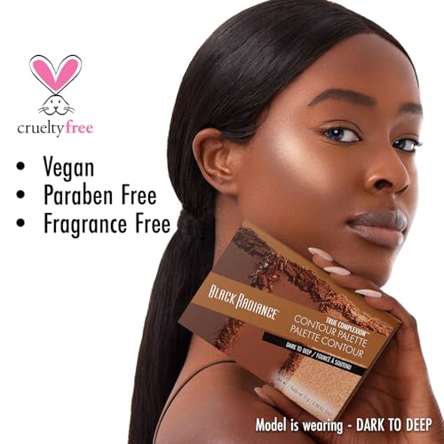Black Radiance Contour Palette Medium to Dark 0.38oz