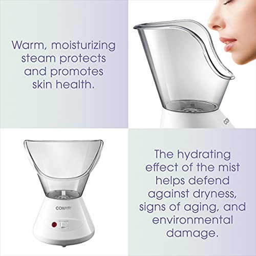 Conair True Glow Facial Steamer - Moisturizing Mist Face Sauna