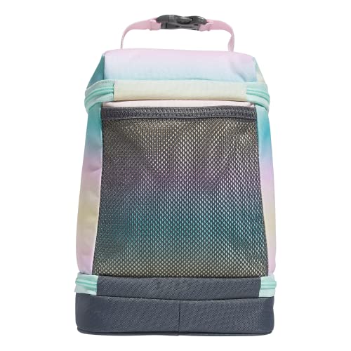 adidas Excel 2 Insulated Lunch Bag, Gradient Flash Aqua/Orchid Fusion Purple, One Size