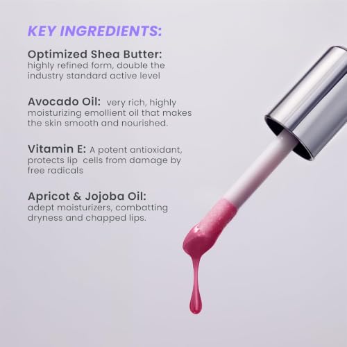 Wonderskin Lip Oil Rehab Serum Honey Tinted Hydrating Lip Oil for Soft & Glossy Lips