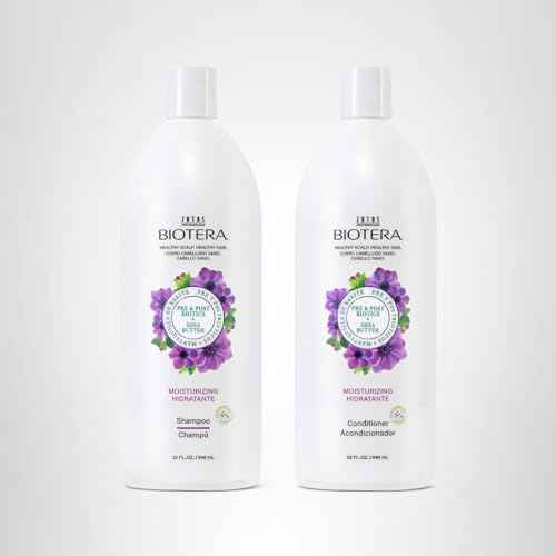 BIOTERA Moisturizing Shampoo and Conditioner Set | Hydrates & Moisturizes Dry, Medium, Fine Hair | Microbiome Friendly | Vegan & Cruelty Free | Paraben Free | Color-Safe | 32 Fl Oz