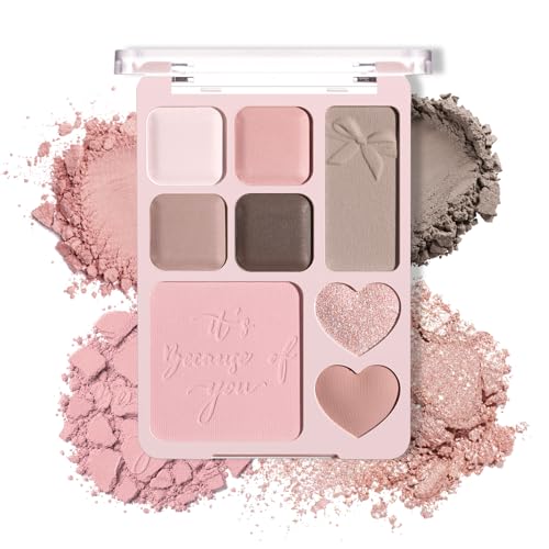 All-in-One Eyeshadow and Blush Palette - Velvet Matte & Shimmer