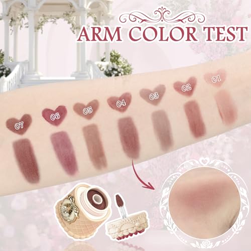 Strawberry Cream Cake Lip Tint Stain - Matte Mousse Lipstick