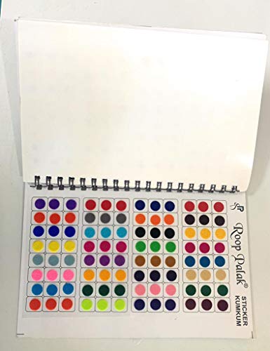 960 Multicolor Bindis Sticker Book - Forehead Gems Temporary Tattoos