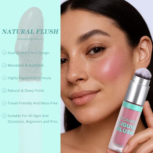 UCANBE Dual-Ended Liquid Blush with Angle Applicator