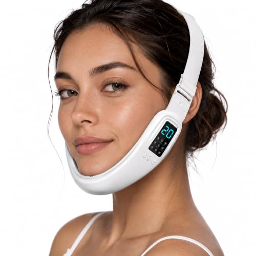 Cteart Electric V-Face Lift Device | Double Chin Massager, 8 Modes