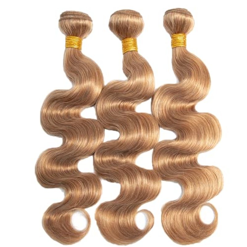Honey Blonde Body Wave Bundles - 8A Brazilian Virgin Hair
