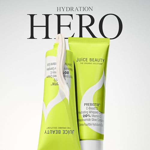 Juice Beauty PREBIOTIX C-Boost72 Hydrating Whipped Cream 20% Vitamin C Niacinamide Complex - 50 mL - Evens Skin Tone, Hydrates & Smooths - Vegan & Cruelty Free
