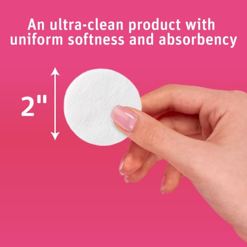 Simply Soft Cotton Rounds, 100% Pure, 4-Layer Design (600 Count)
