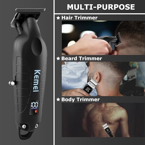 KEMEI 2293 Professional Cordless Hair Clipper & Beard Trimmer