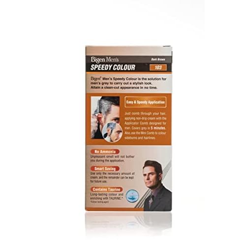 Bigen Men's Speedy Permanent Hair Colour Dark Brown