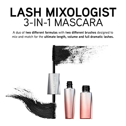 Physicians Formula Lash Mixologist 3-in-1 Mascara Black, Strengthen & Condition , Dermatologist Approved. Clinically Tested. Ophthalmologist Approved.