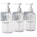 3-Chamber Wall-Mounted Shampoo & Conditioner Dispenser