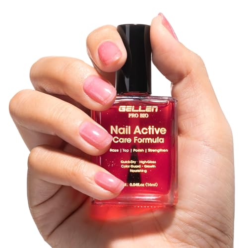 Gellen Pro Bio Active Glow Nail Polish - One Step Ridge Filler & Strengthener
