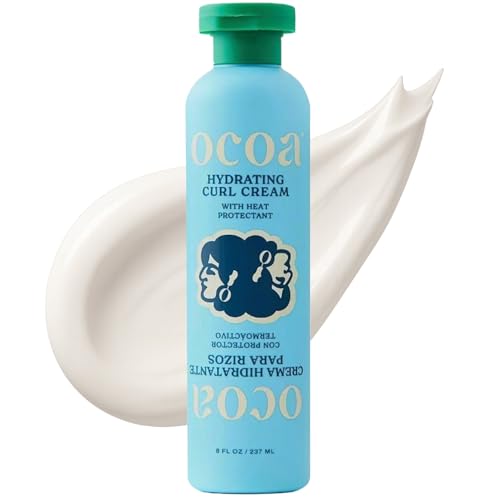 OCOA Hydrating Curl Cream with Hibiscus & Mango Butter - 8oz
