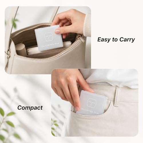 300PCS Oil Blotting Sheets for Face - Absorbs Oil, Not Water