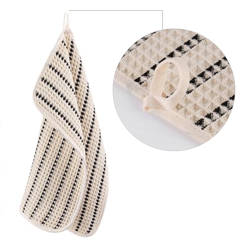 POLYTE Microfiber Waffle Wash Cloth 13x13 in | 4 Pack