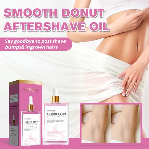 After Shave Oil Women,3.38 Fl Oz Gentle Strawberry Vanilla Women After Shave Oil, Prevents Ingrown Hairs Razor Bumps, Soothes Sensitive Skin, for Bikini Area, Legs Underarms