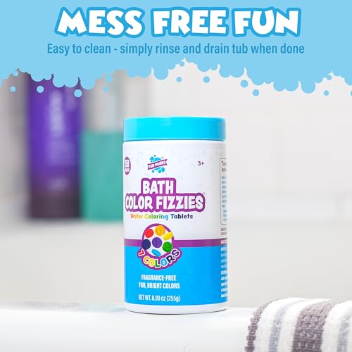 Tub Works Bath Color Fizzies 150 Count for Kids