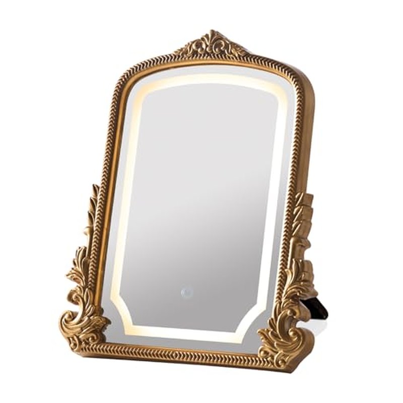 Large 16x20 Vintage LED Vanity Mirror with Dimmable Lights