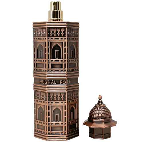 Lattafa Niche Emarati Mughal Fort ? Spicy, Woody, Gourmand, Amber ? Eau de Parfum for Everyone, 3.4 Ounce / 100 ml