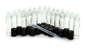 Vivaplex 24-Pack 10ml Clear Glass Roll-On Bottles