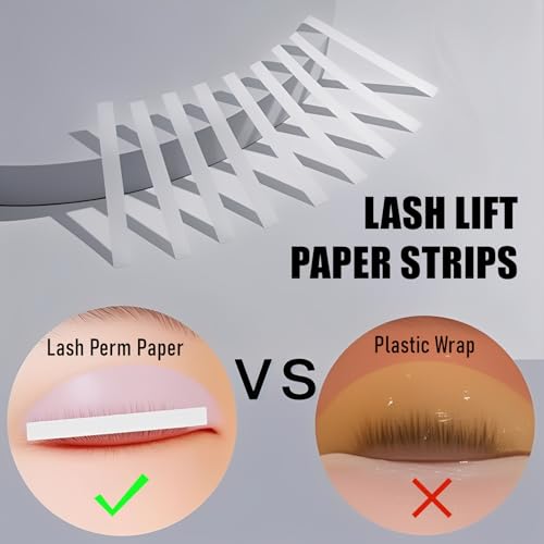 CLLFUU 1000 Pack Reusable Lash Lift Paper Strips for Professional & Home Use