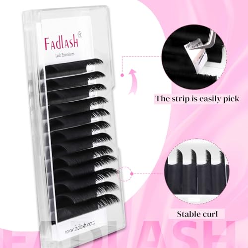 FADLASH Easy Fan Lash Extensions D Curl 15-20mm Mix