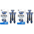 Schick Xtreme 4 Outlast Razor ?¢桱 Schick Xtreme4 Disposable Razors Men, 3 Count (Pack of 2)