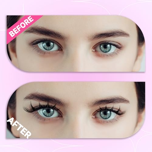 Volume Lash Clusters 8-16mm Natural Wispy C/D Curl