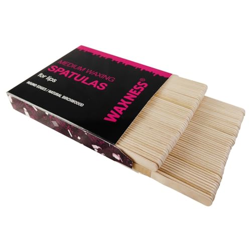 Waxness Face & Eyebrows Starter Waxing Kit with White Mini Heater, Pearl & Pink Glow Waxes ? Professional Facial Waxing Kit ? Made in Italy