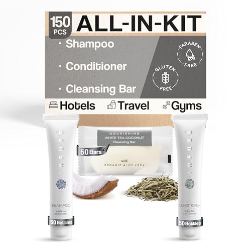 Infuse Hotel Soaps & Toiletries Bulk Set 150 Pieces