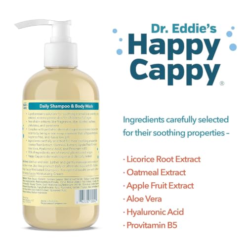 Happy Cappy Baby Shampoo & Body Wash for Eczema-Prone Skin - 8 fl oz