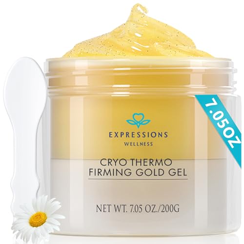 Skin Tightening Cellulite Cream for Body: Golden Sweat Hot Cream for Loose Skin | B Flat Gel for Belly Thigh Butt & Arm Firming Toning Moisturizing Sculpting & Smoothing | 200G