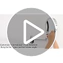 Wall Mounted Lighted Makeup Mirror - 9" Dual-Sided 1X/10X Magnification